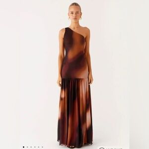 NWT Peppermayo Exclusive - Carlina Maxi Dress - Black Gradient